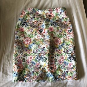 Philosophy Dane Lewis Floral Pencil Skirt